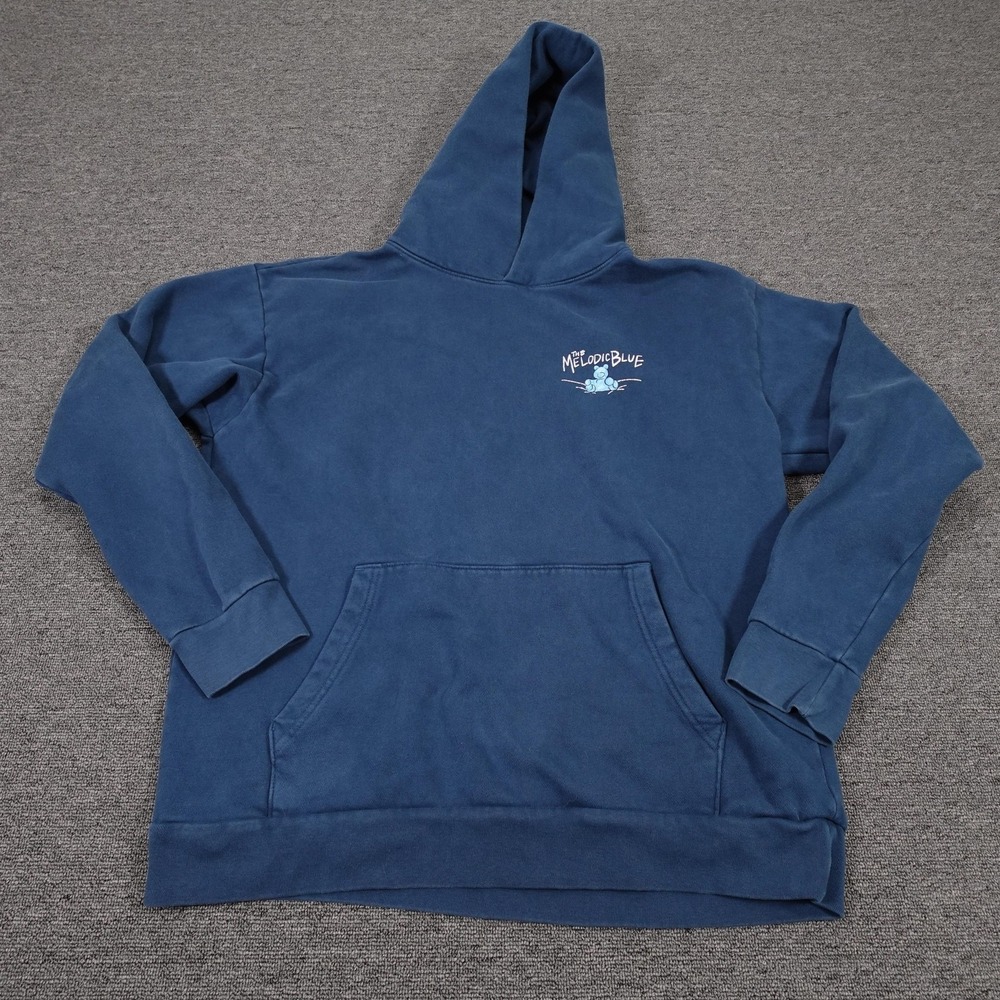 The Melodic Blue Hoodie Mens Large Blue Tour Dates 2022 Fleece Graphic